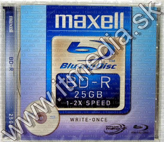 Image of Maxell BluRay BD-R 2x (1 layer) normaljc 25GB (IT3834)