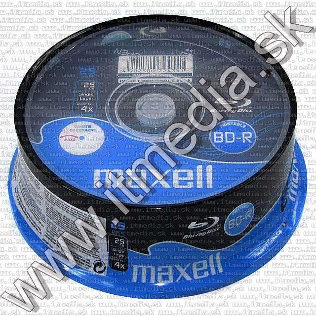 Image of Maxell BluRay BD-R 4x (1 layer) 25cake 25GB *fullprint* (IT5551)