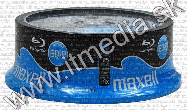 Image of Maxell BluRay BD-R 4x (1 layer) 25cake 25GB *fullprint* (IT5551)