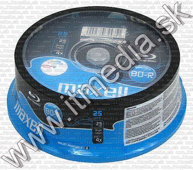 Image of Maxell BluRay BD-R 4x (1 layer) 25cake 25GB *fullprint* (IT5551)