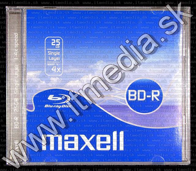 Image of Maxell BluRay BD-R 4x (1 layer) normaljc 25GB (IT4400)