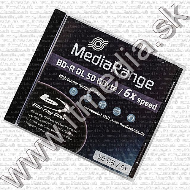 Image of MediaRange BD-R 6x (50GB) BluRay NormalJC (IT8820)