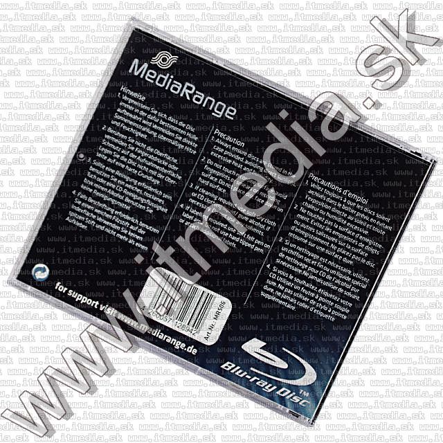 Image of MediaRange BD-R 6x (50GB) BluRay NormalJC (IT8820)
