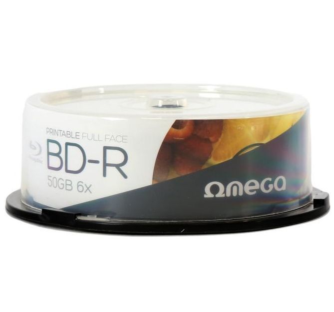 Image of Omega BD-R 6x *Nyomtatható* 50GB (2 réteg) papírtok RITEK-DR3-000 (IT13824)