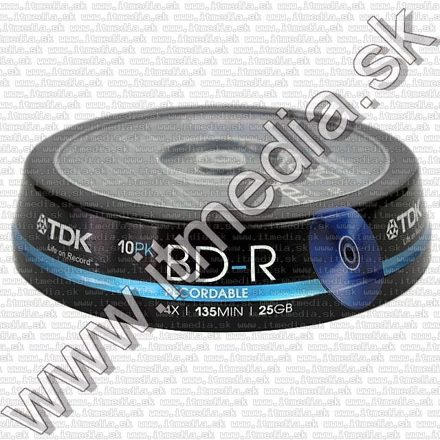 Image of TDK BluRay BD-R 4x (25GB) 10cake (IT8773)