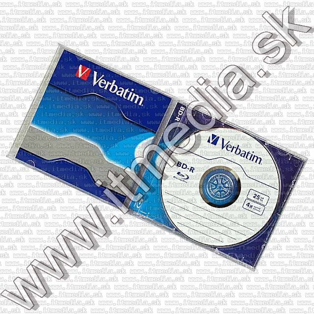Image of Verbatim BluRay BD-R 4x (1 layer) normaljc 25GB 43688 (IT7262)