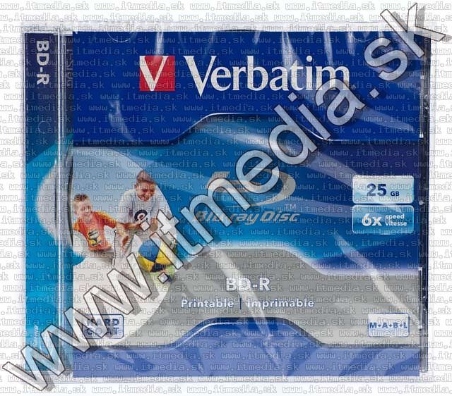 Image of Verbatim BluRay BD-R 6x (25GB) NormalJC *PRINT* (43713) (IT5143)