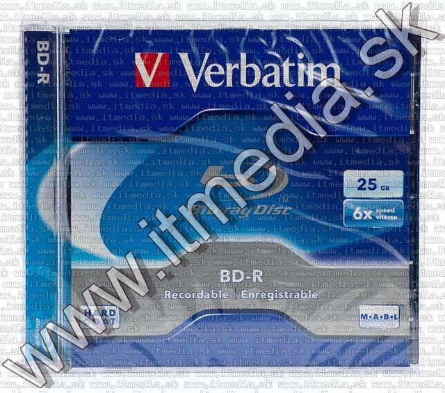 Image of Verbatim BluRay BD-R 6x (25GB) M.A.B.L. NormalJC (43715) (IT5144)