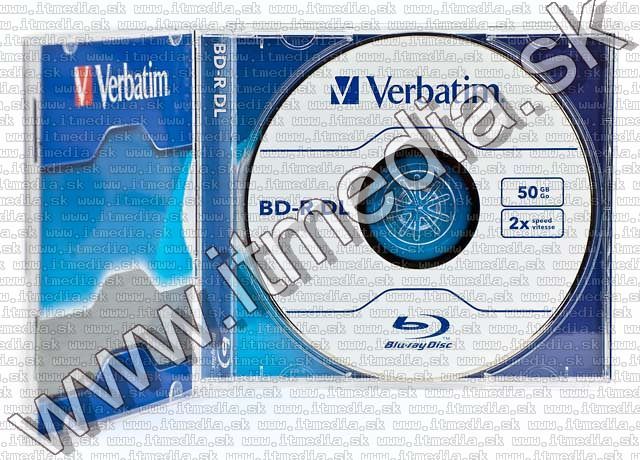 Image of Verbatim BluRay BD-R 2x (2 layer) normaljc 50GB (43672) (IT4379)