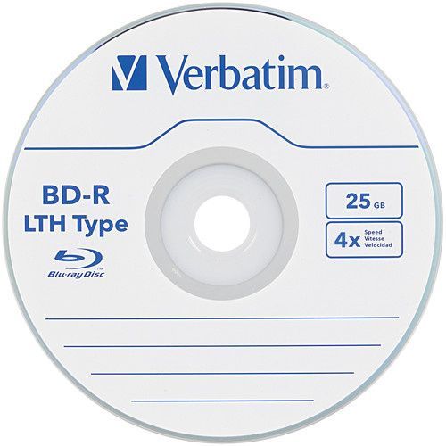 Image of Verbatim BluRay BD-R 4x (25GB) 50cake **LTH** (98123) INFO!!! (IT14401)