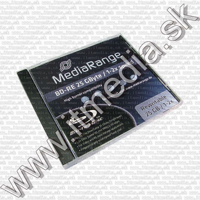 Image of Mediarange BluRay BD-RE 2x (1 layer 25GB) NormalJC *rewritable* (IT9895)