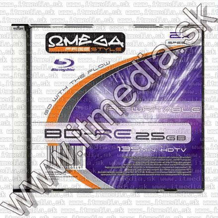 Omega Freestyle BluRay BD-RE 2x (1 layer 25GB) SlimJC *rewritable* (IT5952) Image of Omega Freestyle BluRay BD-RE 2x (1 layer 25GB) SlimJC *rewritable* (IT5952)