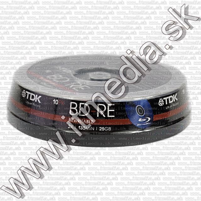 Image of TDK BD-RE 2x (RW) (25GB) BluRay 10cake (IT8774)