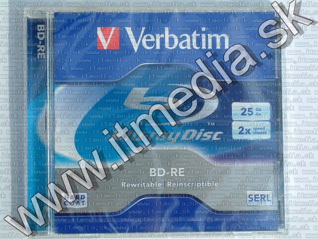 Image of Verbatim BluRay BD-RE (RW) 2x (25GB) NormalJC 43615 (IT5983)