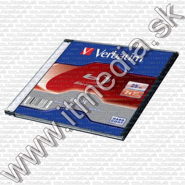 Image of Verbatim BluRay BD-RE (RW) 2x (25GB) SlimJC 43768 (IT10534)