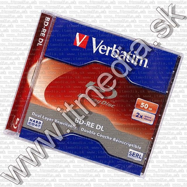 Image of Verbatim BD-RE 2x Rewritable (50GB) BluRay Normaljc (43760) (IT8270)