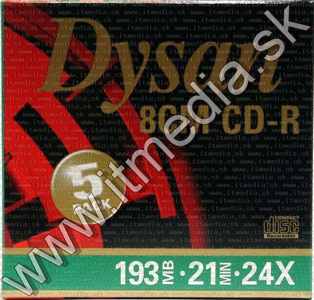 Image of Dysan CD-R mini 24x SlimJC 5-pack (IT4465)