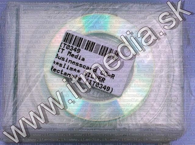 Image of IT Media Businesscard CD-R **slim** SILVER Rectangle (IT0349)