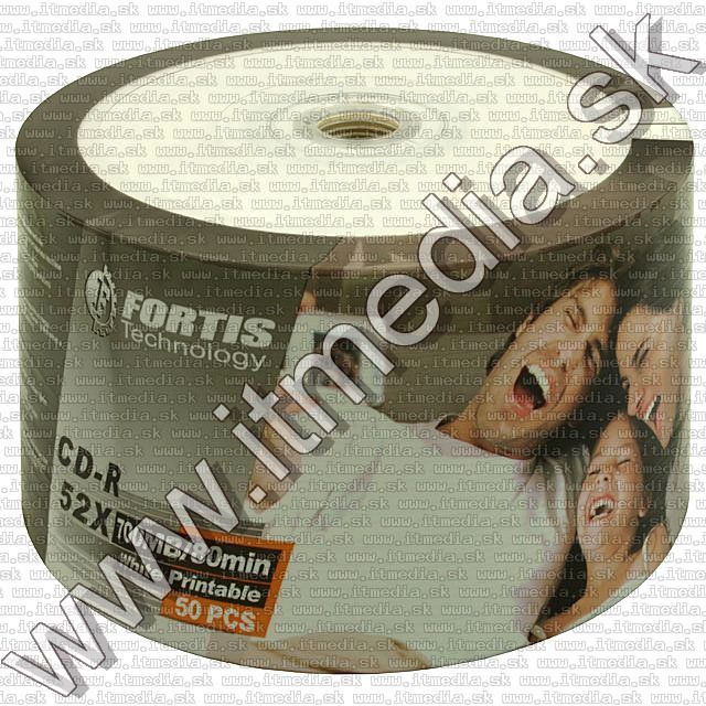 Image of Fortis CD-R 52x **fullprint** 50cw (IT2223)