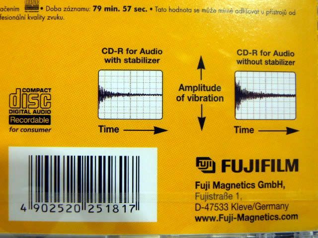 Image of FUJI CD-R 80min -----PRO AUDIO----- NormalJC (IT3545)