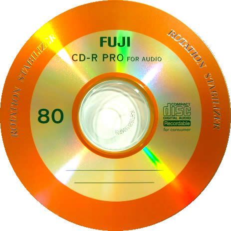 Image of FUJI CD-R 80min -----PRO AUDIO----- NormalJC (IT3545)