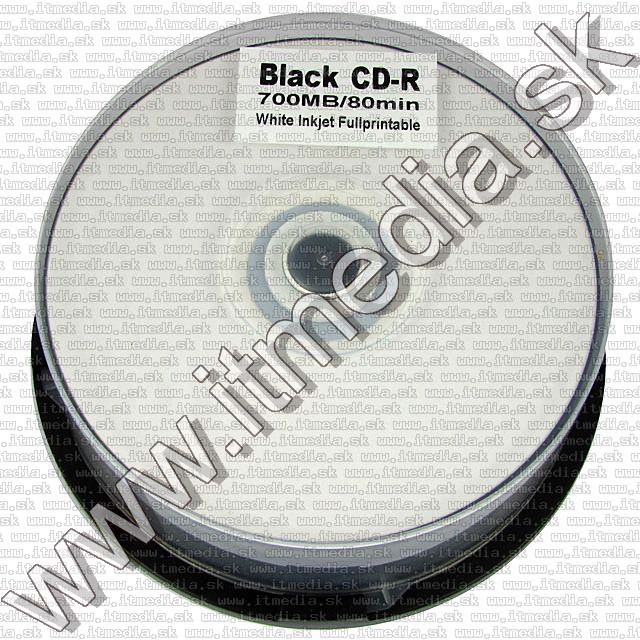 Image of IT Media CD-R 52x 25cake *BLACK* *Fullprint* (IT5336)