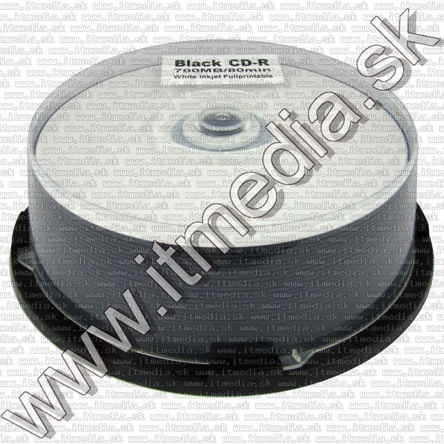 Image of IT Media CD-R 52x 25cake *BLACK* *Fullprint* (IT5336)