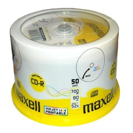Image of Maxell CD-R 52x **Fullprint** 50cake (IT5388)