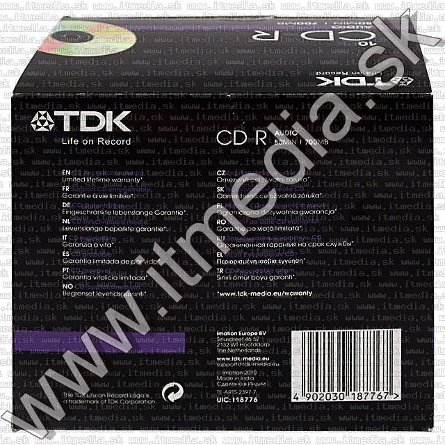 Image of TDK CD-R 80min -----AUDIO----- NormalJC (IT6013)