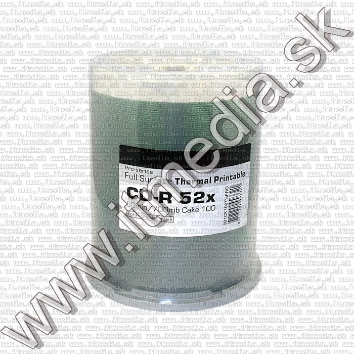 Image of Traxdata PRO CD-R 52x 100cake **WHITE THERMAL PRINT** (IT11815)