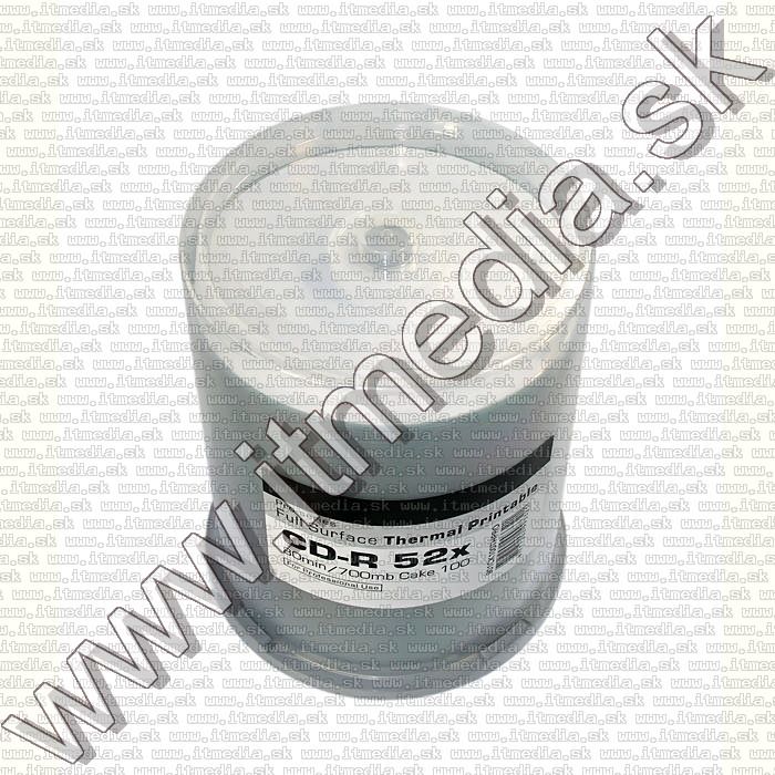 Image of Traxdata PRO CD-R 52x 100cake **WHITE THERMAL PRINT** (IT11815)