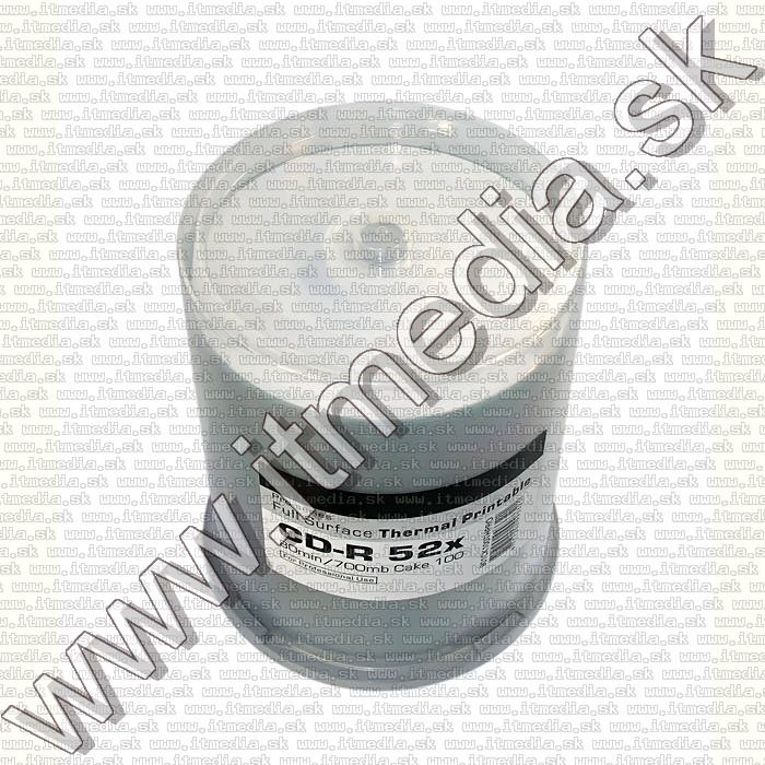 Image of Traxdata PRO CD-R 52x 100cake **WHITE THERMAL PRINT** (IT11815)
