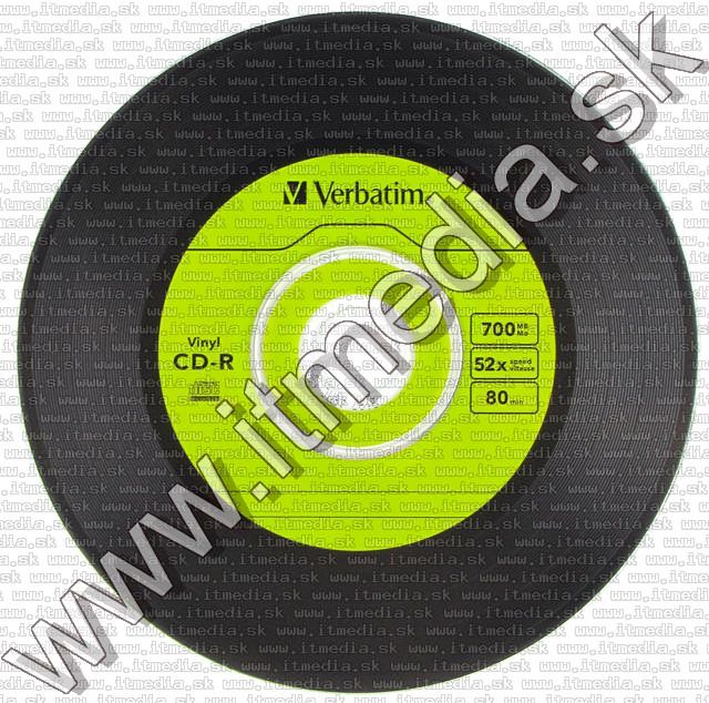 Image of Verbatim CD-R BAKELIT design (VINYL) slimjc 43426 (IT5098)