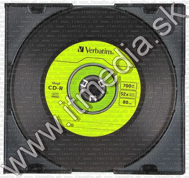 Image of Verbatim CD-R BAKELIT design (VINYL) slimjc 43426 (IT5098)