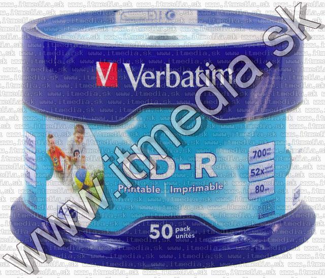 Image of Verbatim CD-R *FULLPRINT ID* 52x 50cake (43309) (IT6018)