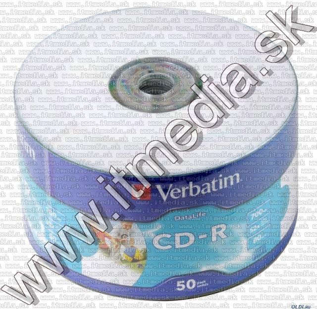 Image of Verbatim CD-R ***PRINTABLE*** 52x 50cw NO-ID (43794) (IT11250)