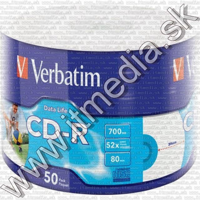 Image of Verbatim CD-R ***PRINTABLE*** 52x 50cw NO-ID (43794) (IT11250)