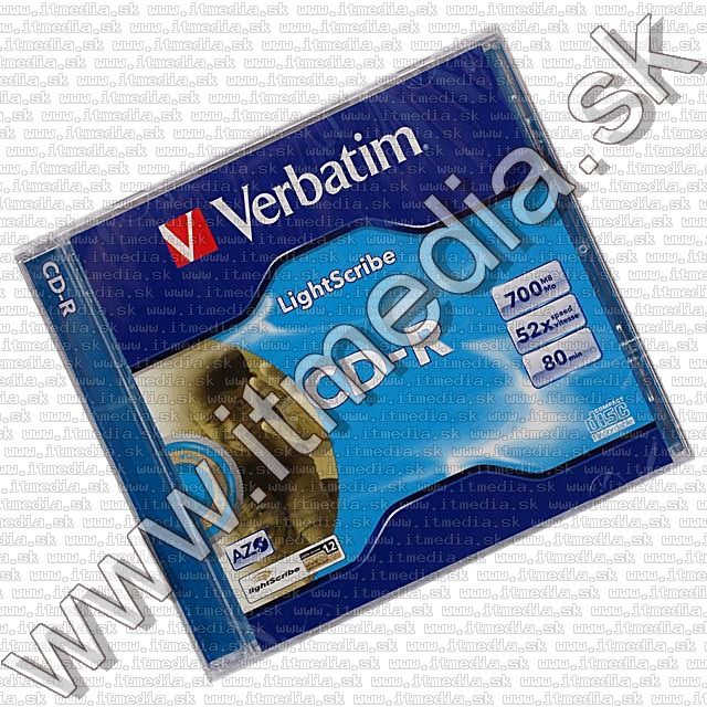 Image of Verbatim CD-R 52x **LIGHTSCRIBE** NormalJC (43537) (IT6021)