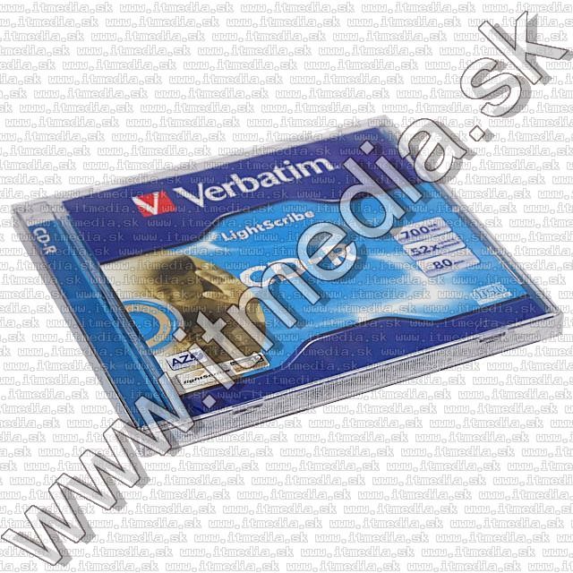 Image of Verbatim CD-R 52x **LIGHTSCRIBE** NormalJC (43537) (IT6021)