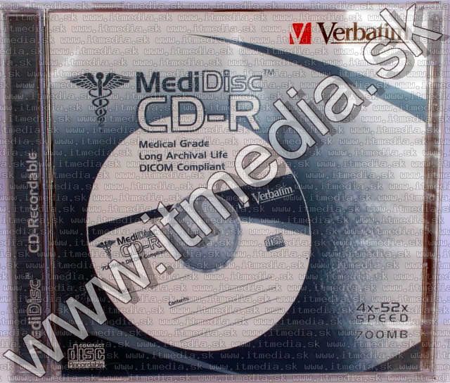 Verbatim CD-R **MEDIDISC** 52x NormalJC (94736) (IT6022) Image of Verbatim CD-R **MEDIDISC** 52x NormalJC (94736) (IT6022)