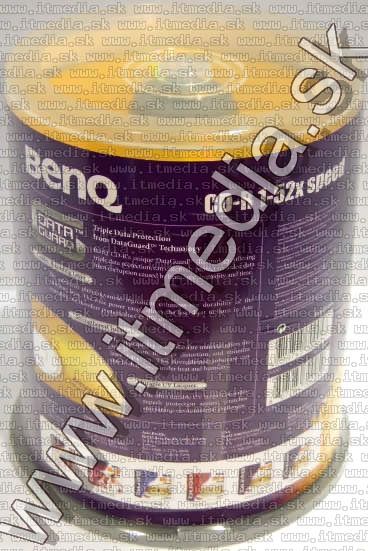 Image of Benq CD-R gold 52x 100cake (IT3910)