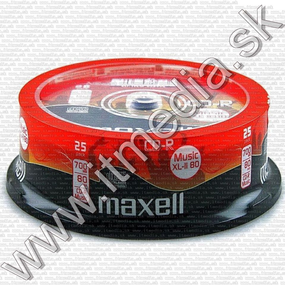 Image of Maxell CD-R 80min -AUDIO- 25cake Music XL-II 80 (IT7002)