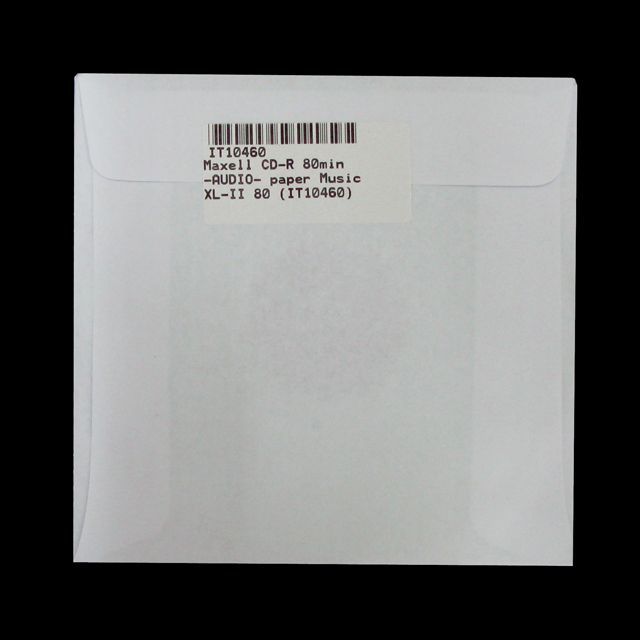 Image of Maxell CD-R 80min -AUDIO- paper Music XL-II 80 (IT10460)