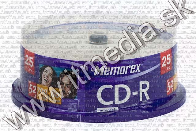 Image of Memorex CD-R 52x ---25cake--- (IT5476)