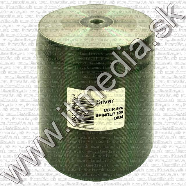 Image of OEM CD-R 52x Silver Unbranded 100cw (IT0802)