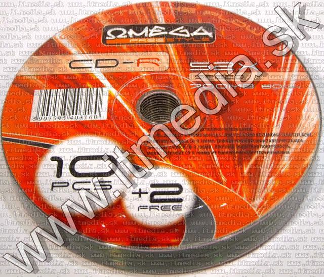 Omega Freestyle CD-R 52x 10+2cw (IT3800) Image of Omega Freestyle CD-R 52x 10+2cw (IT3800)