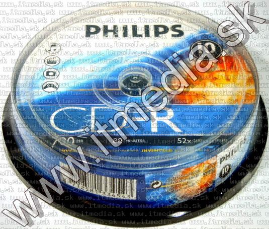 Image of Philips CD-R 52x 10cake (IT3836)