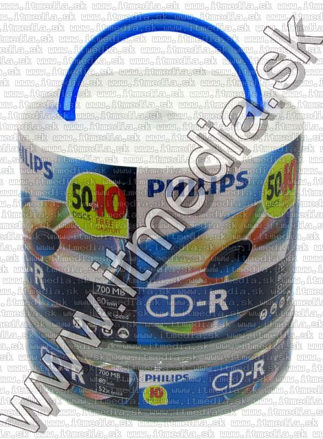 Image of Philips CD-R 52x 60cw *screw pack* (IT5645)