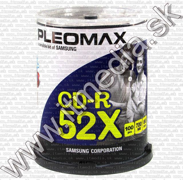 Image of Samsung PLEOMAX CD-R 52x 100cake (IT4992)