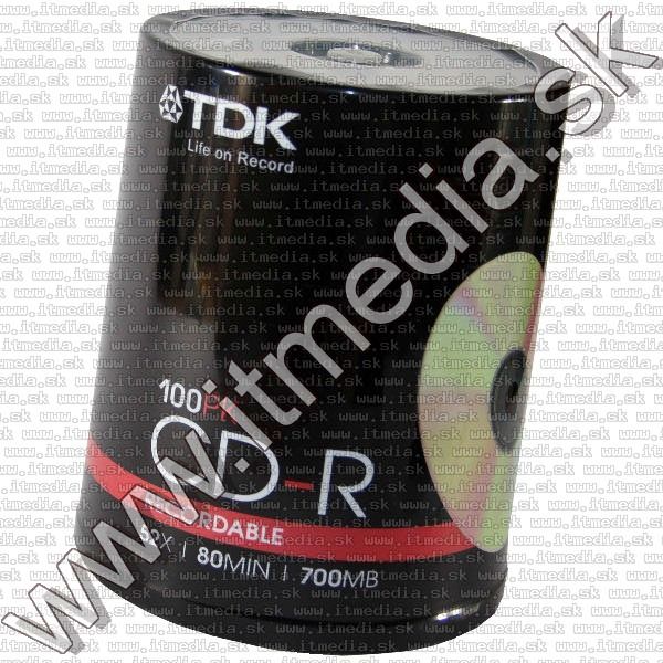 Image of TDK CD-R 52x ***100cake*** (IT5647)